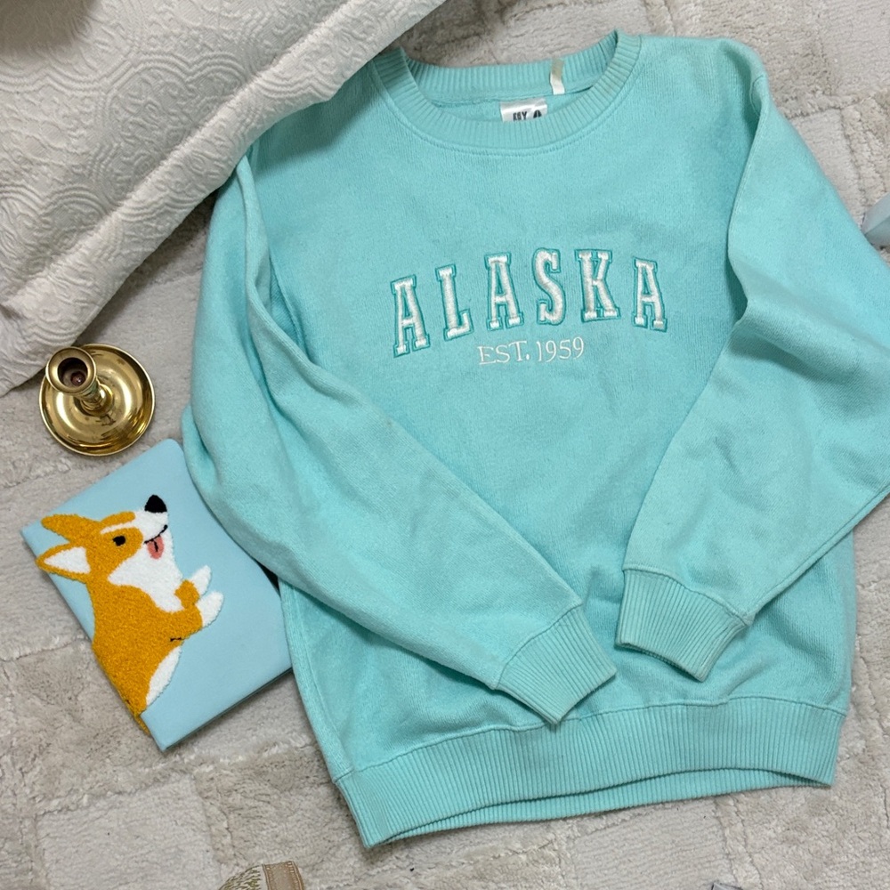 Light Blue Alaska Sweatshirt